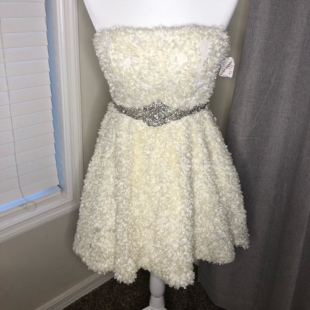 NWT As U Wish midlength prom dress